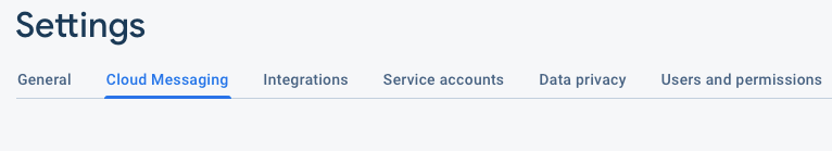 Select Cloud Messaging