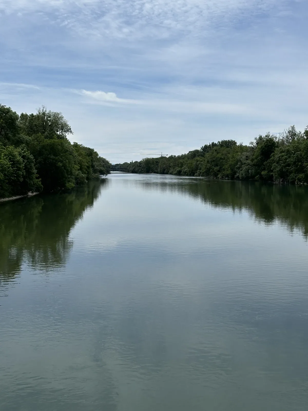 Gravel trail along a river